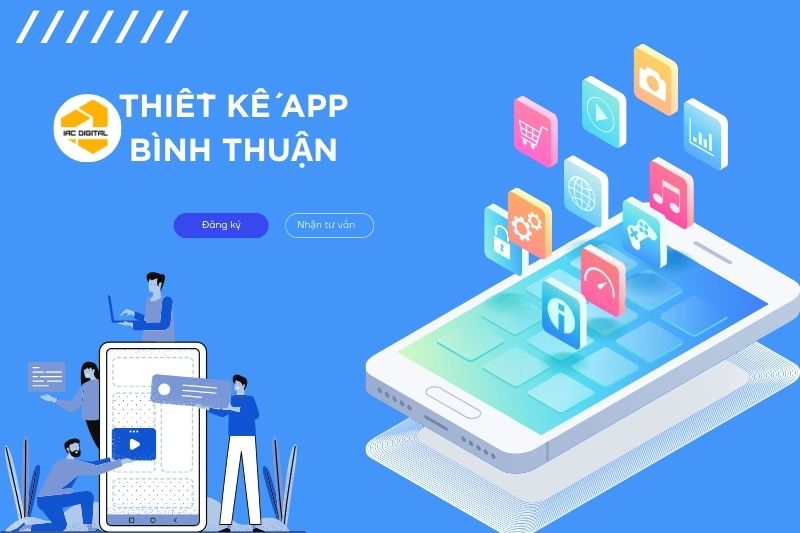 thiết kế app tại Bình Thuận