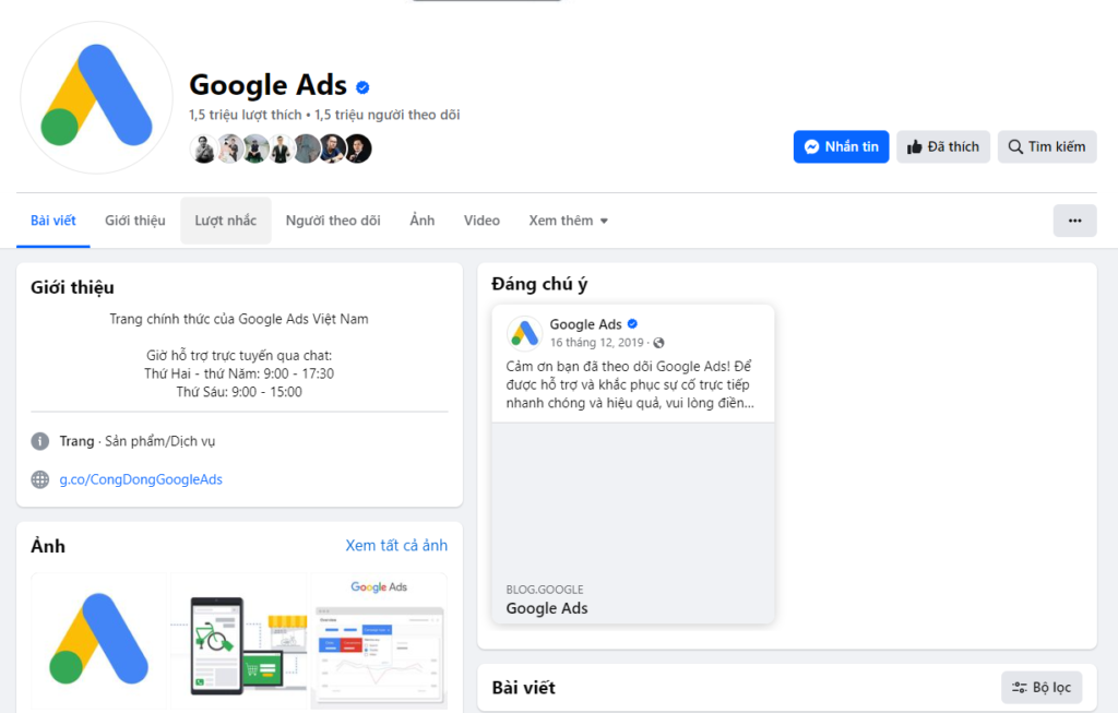 liên hệ google ads support trên facebook liên hệ google ads support trên facebook