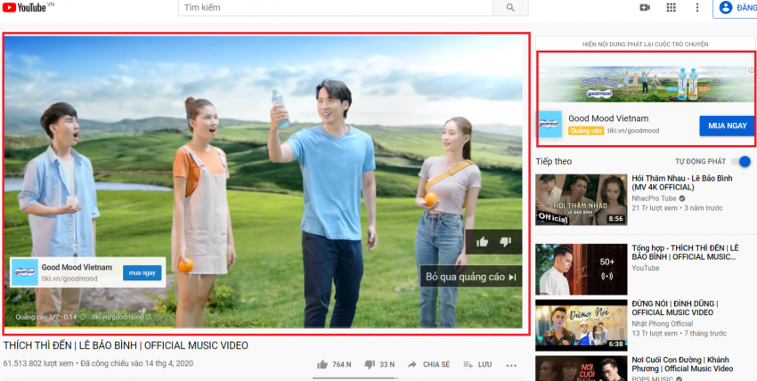 Quảng cáo Youtube