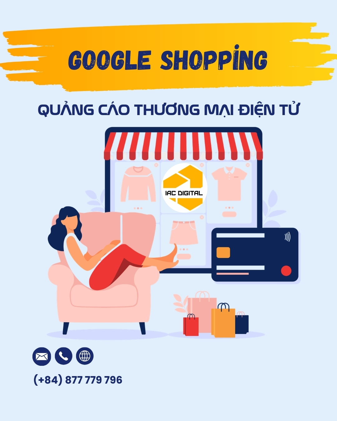 Dịch vụ quảng cáo Google Shopping - IAC Digital